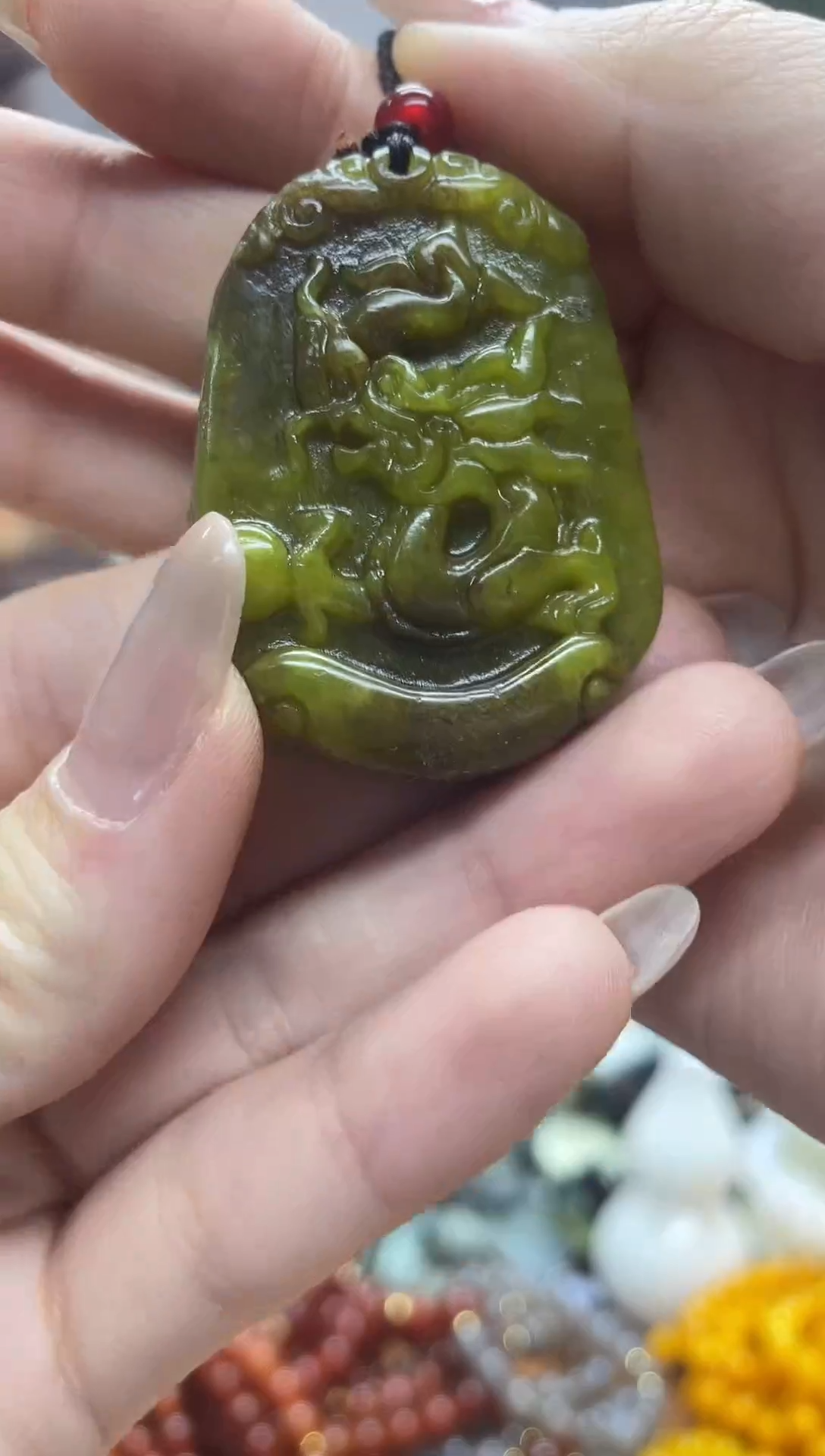 未镶嵌岫玉吊坠·