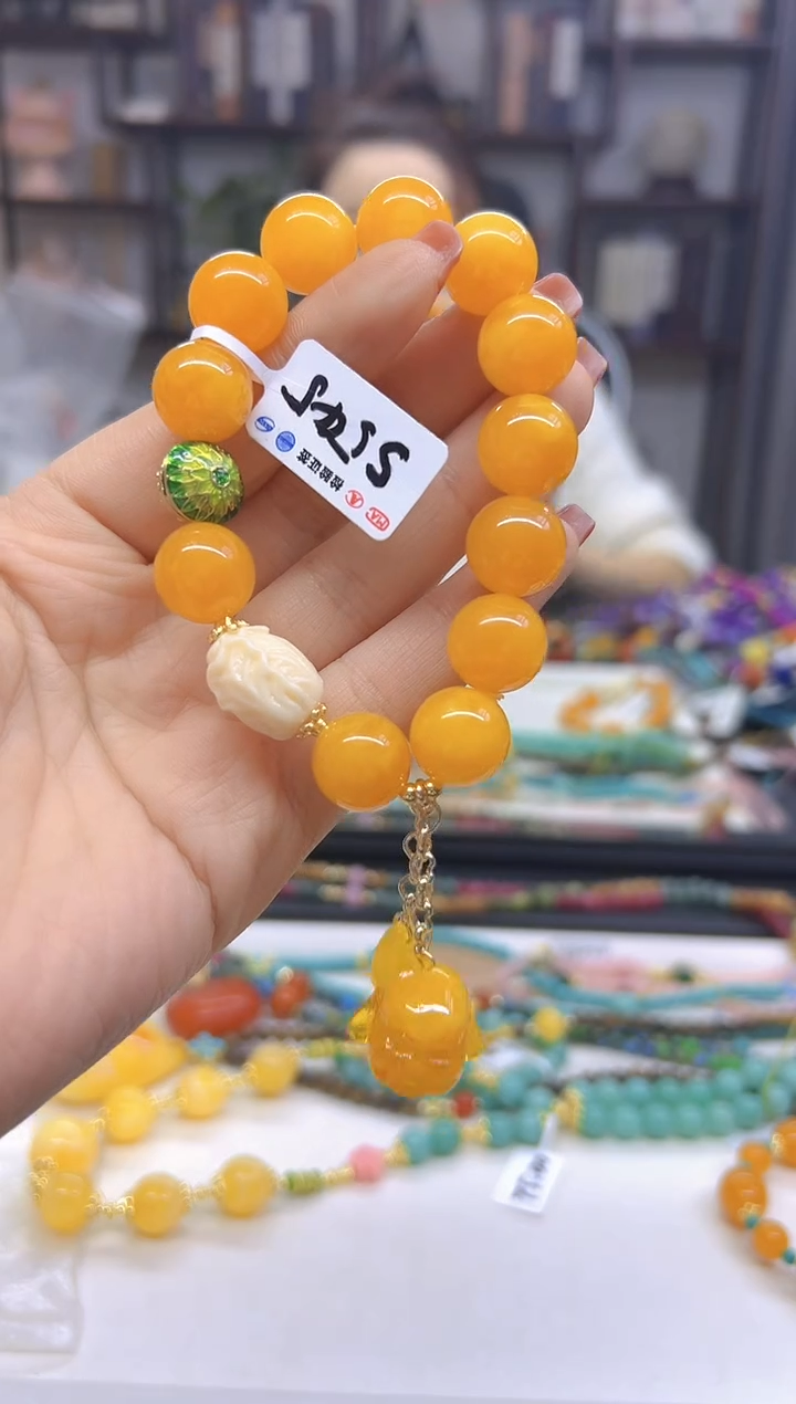 【闪购商品】蜜蜡手链未镶嵌DIY款S545