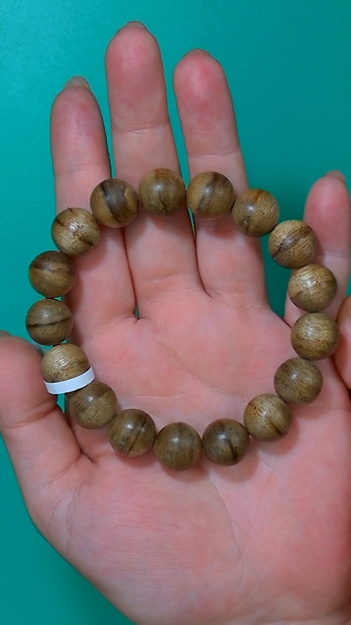 【闪购商品】沉香手串达拉干12mm圆珠单圈0090