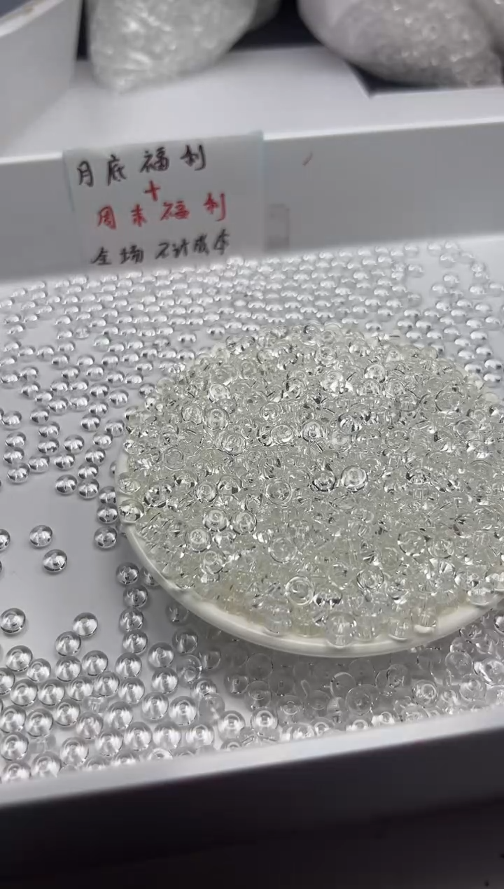 颈饰未镶嵌水晶W2300 白水算盘6*3MM*30颗