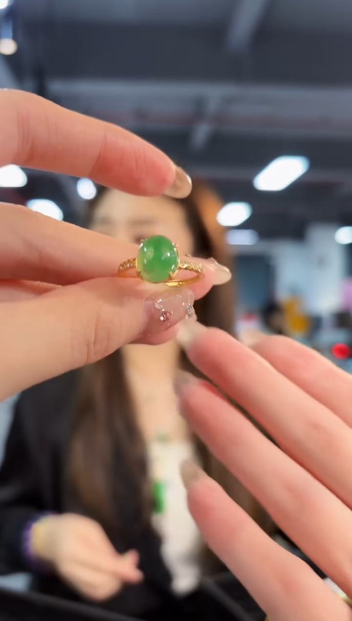 【闪购商品】翡翠戒指未镶嵌缅料A货/支持复检/一件