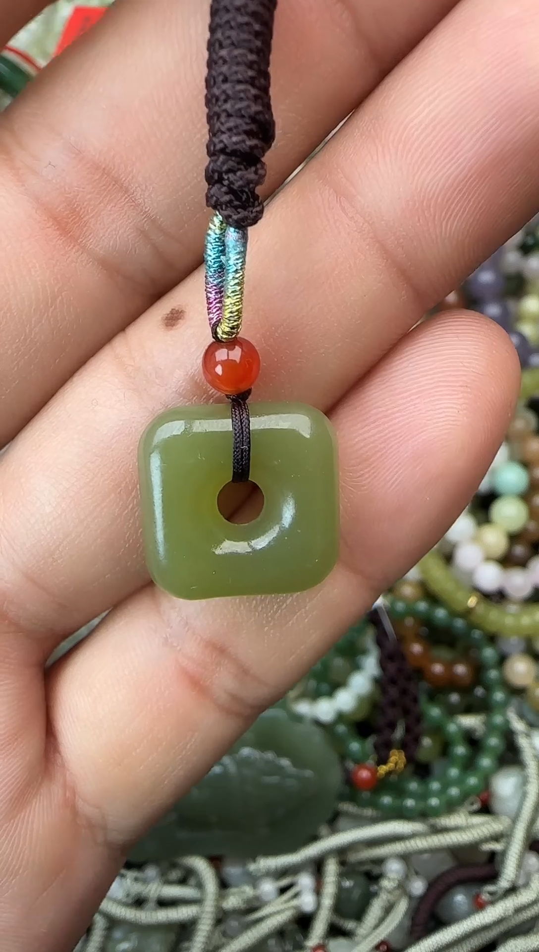 颈饰未镶嵌和田玉拍一发一