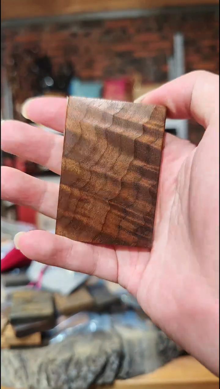 金丝楠无事牌手把件