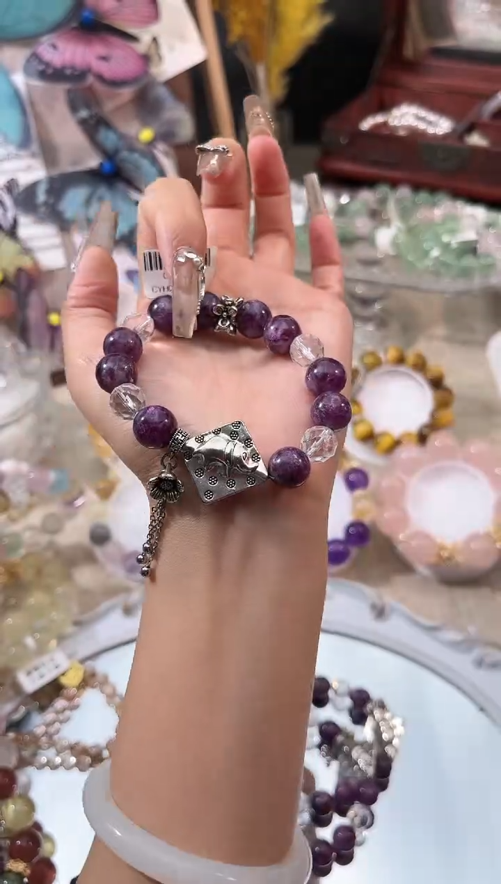 【闪购商品】水晶手链未镶嵌多样性发货颜色微差发其一