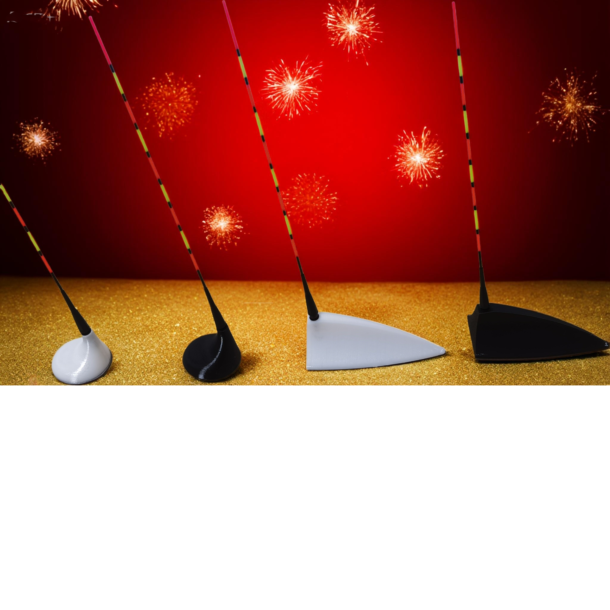 汽车顶部鲨鱼鳍夜光漂鲨鱼鳍和圆形黑白两色