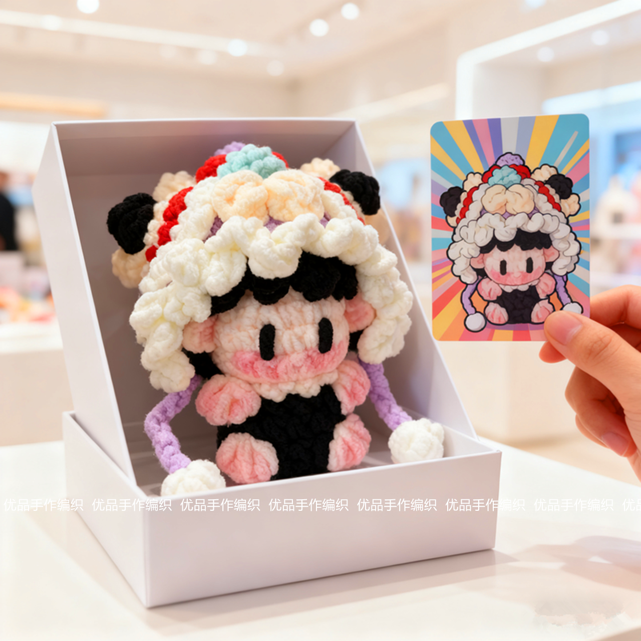 成品张艺兴钩织玩偶内地钩织挂件手工钩织玩偶明星同款生日礼物