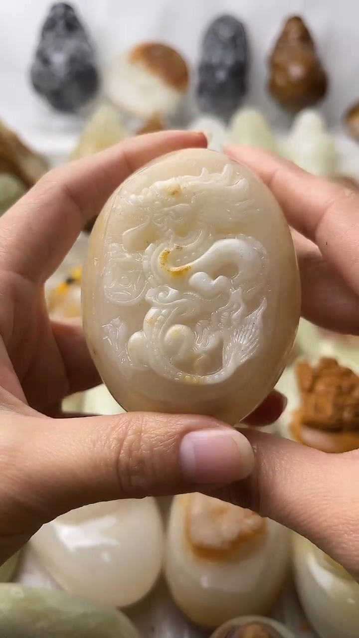 石材古青石棉纹正常不退换盘龙