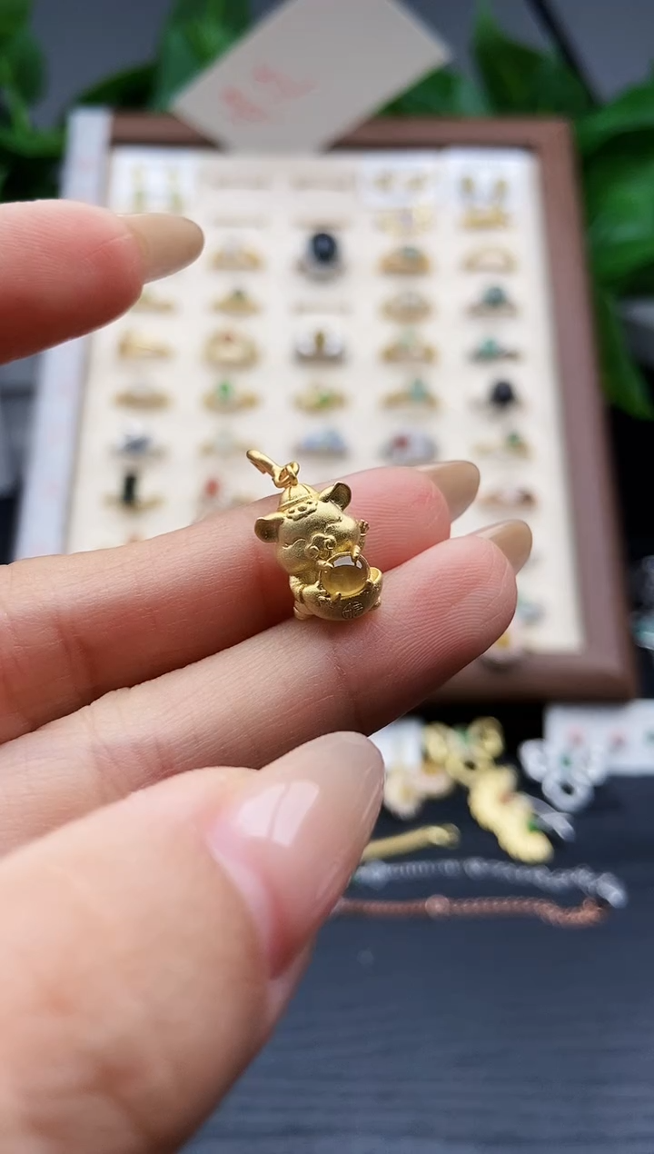 颈饰银S925镶嵌翡翠12