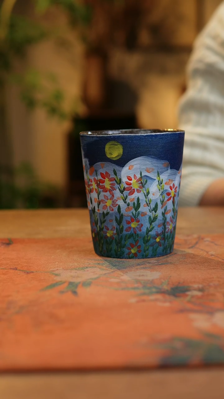 【闪购商品】瓷片1907景德镇手工手绘釉下彩高温瓷