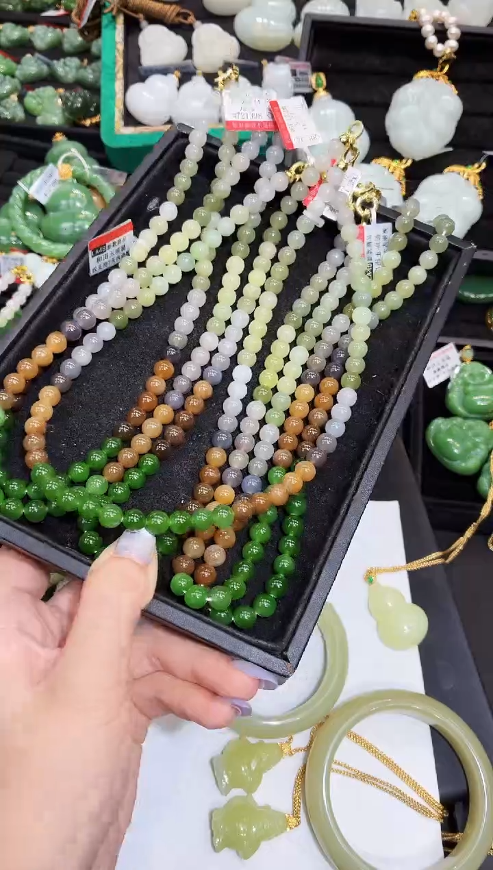 项链未镶嵌和田玉多样性发一Z