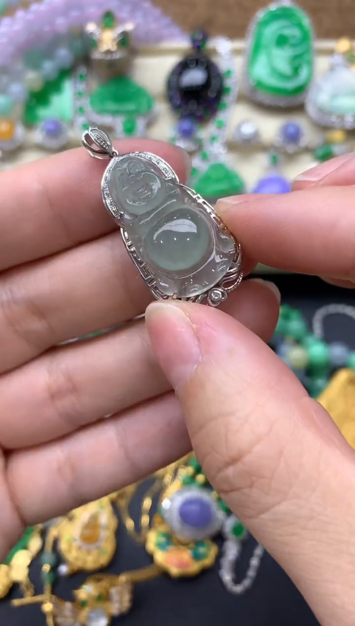 【闪购商品】翡翠颈饰18K金镶嵌202-中国好珍宝