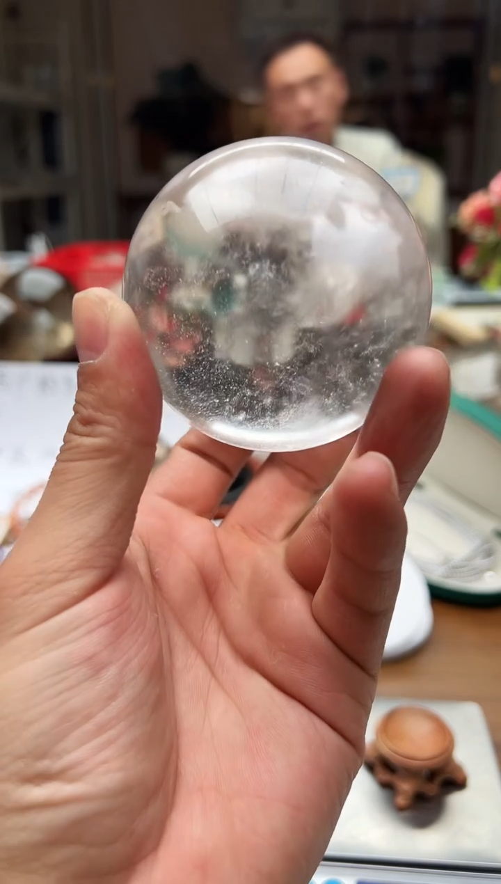 【闪购商品】水晶球未镶嵌白水晶球08