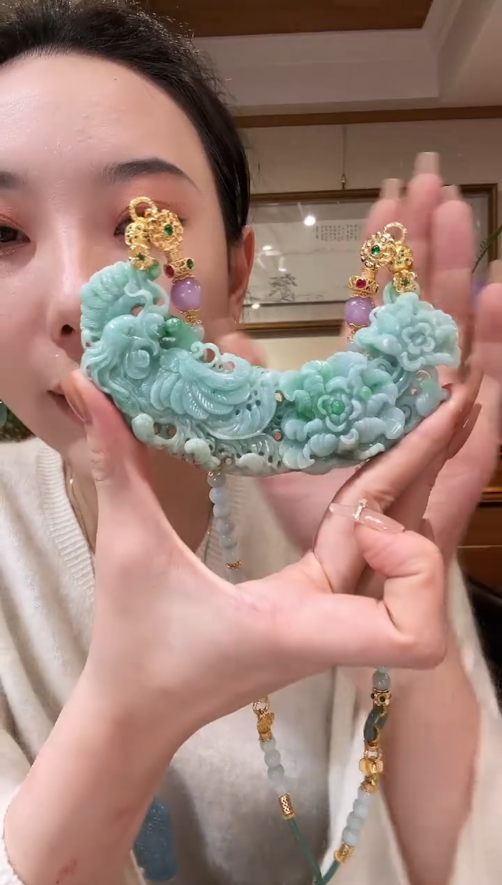 【闪购商品】翡翠颈饰未镶嵌国风