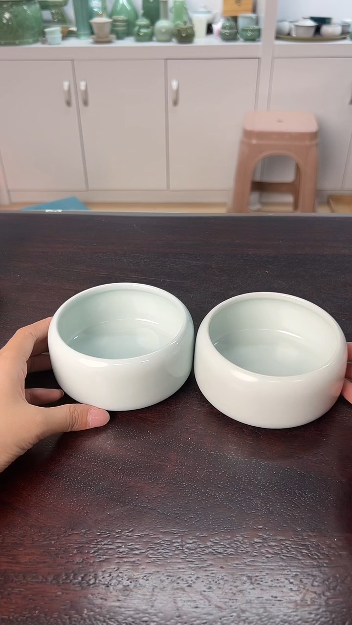 龙泉云间青瓷小米茶器