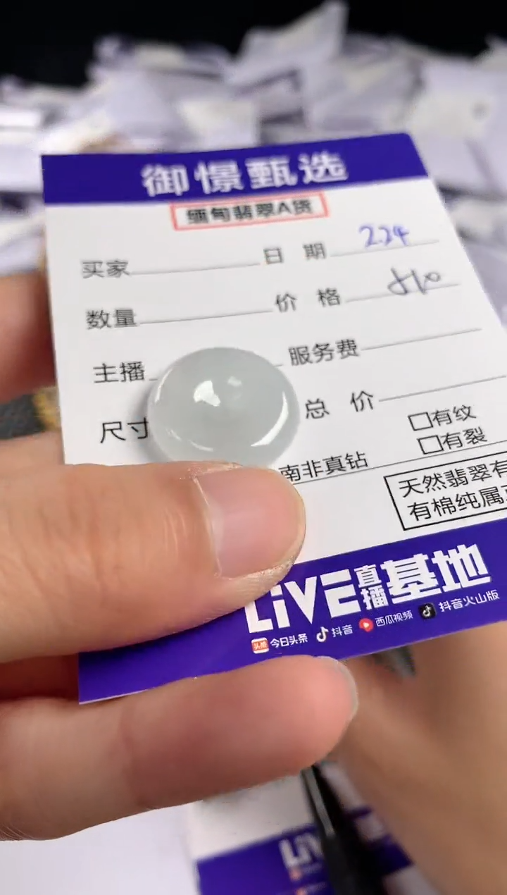 【闪购商品】翡翠颈饰未镶嵌31      