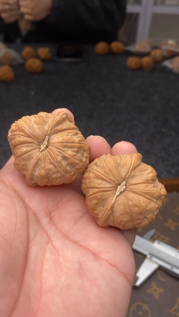 把件文玩核桃B216号44尺南瓜墩