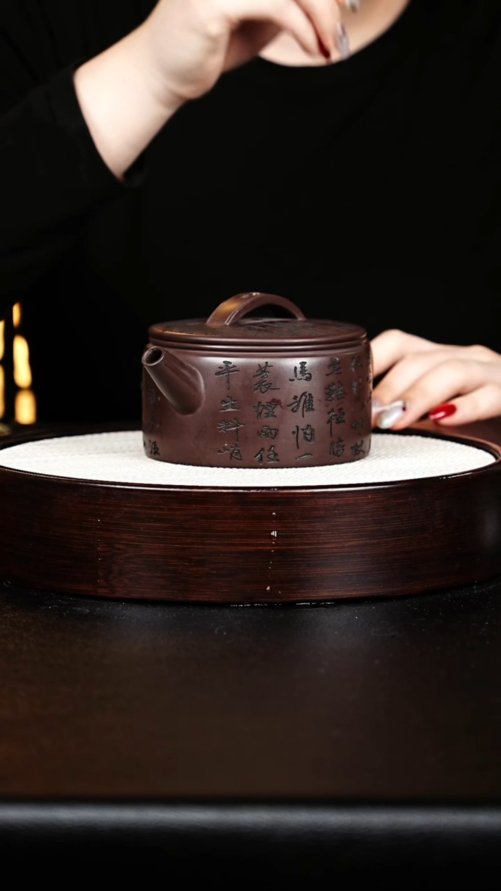 茶壶紫砂汉瓦壶