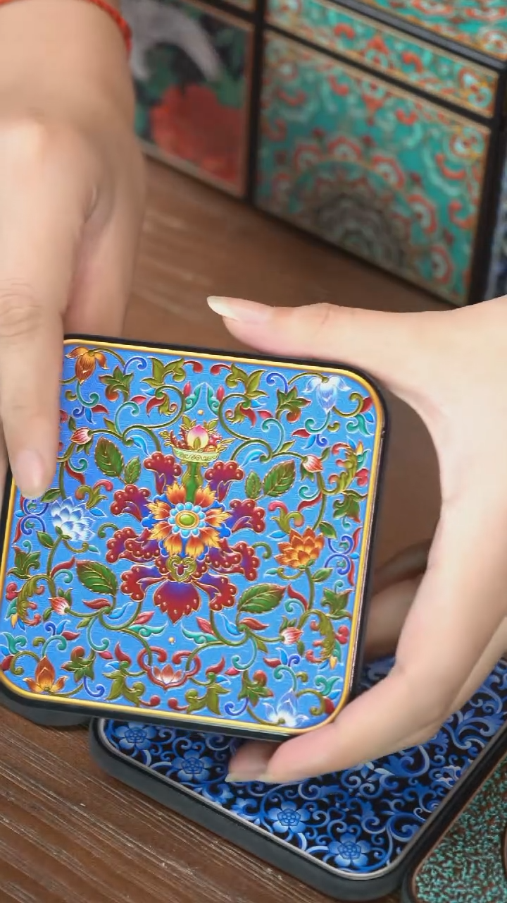 壹藏贰宝繁花杯垫一片