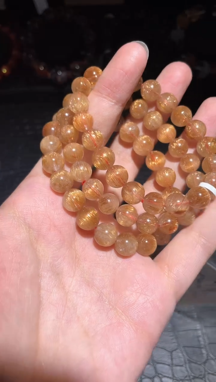 【闪购商品】水晶手链未镶嵌发晶单圈A9（多样性发其一）
