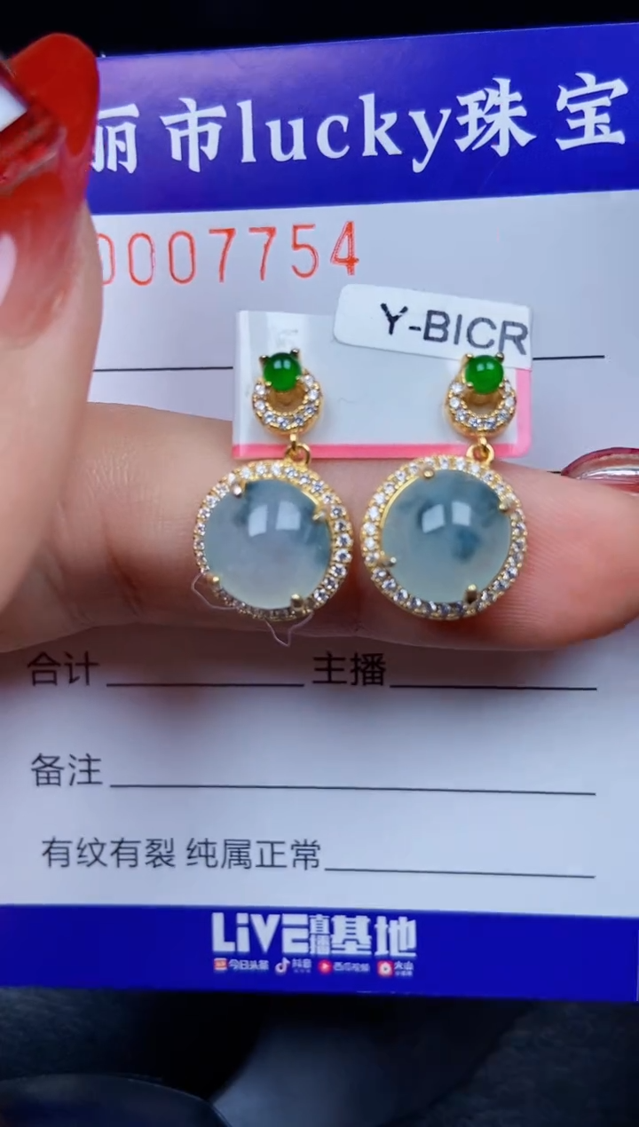 【闪购商品】翡翠颈饰银S925镶嵌7754