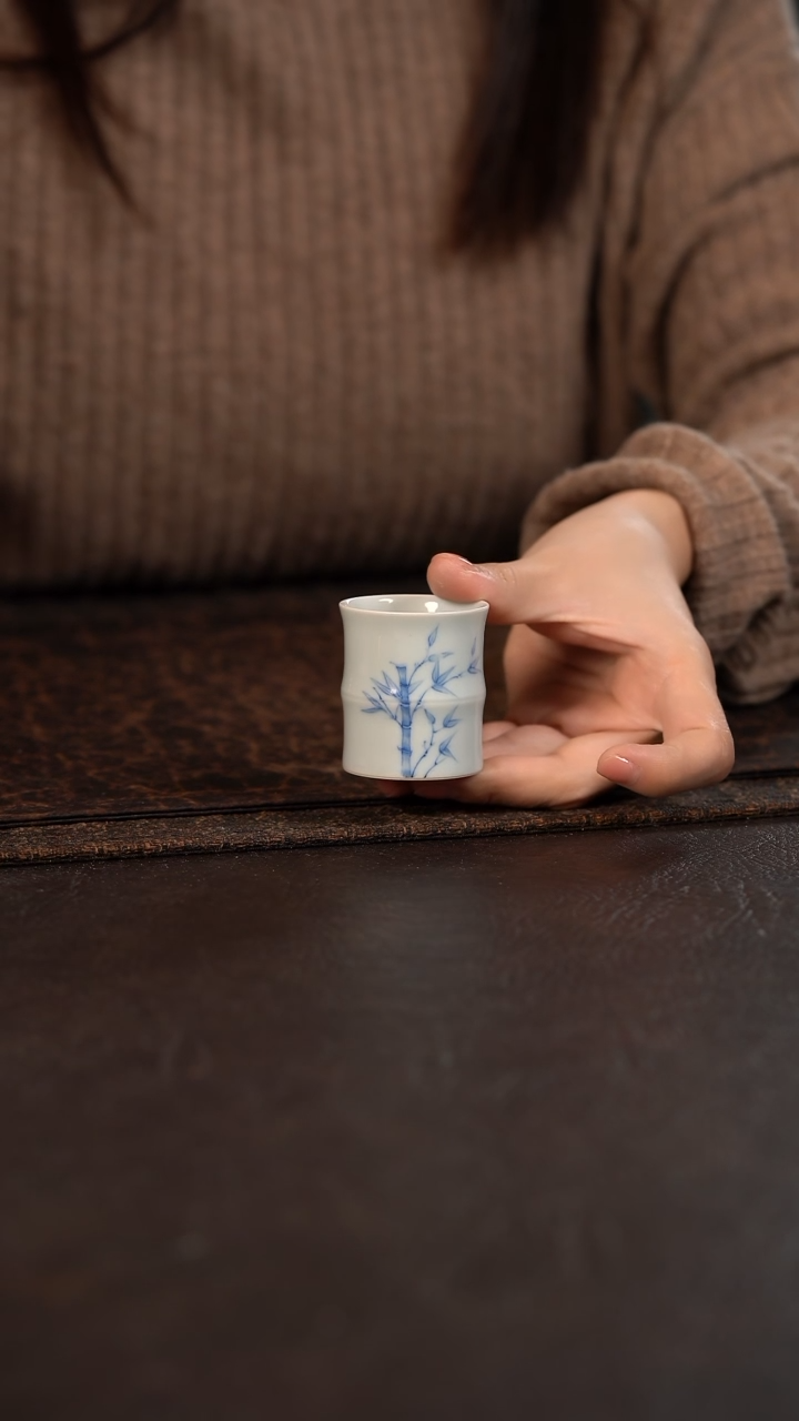【闪购商品】杯聚澜堂竹子小竹节杯