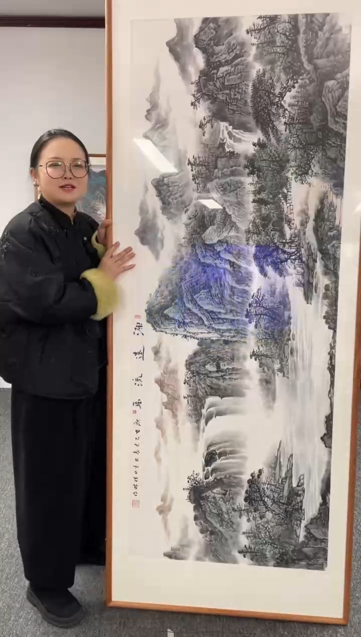 【闪购商品】国画源远流长210*80刘佳林老师