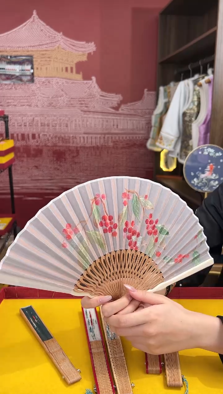 【闪购商品】刺绣苏绣非遗双面绣折扇