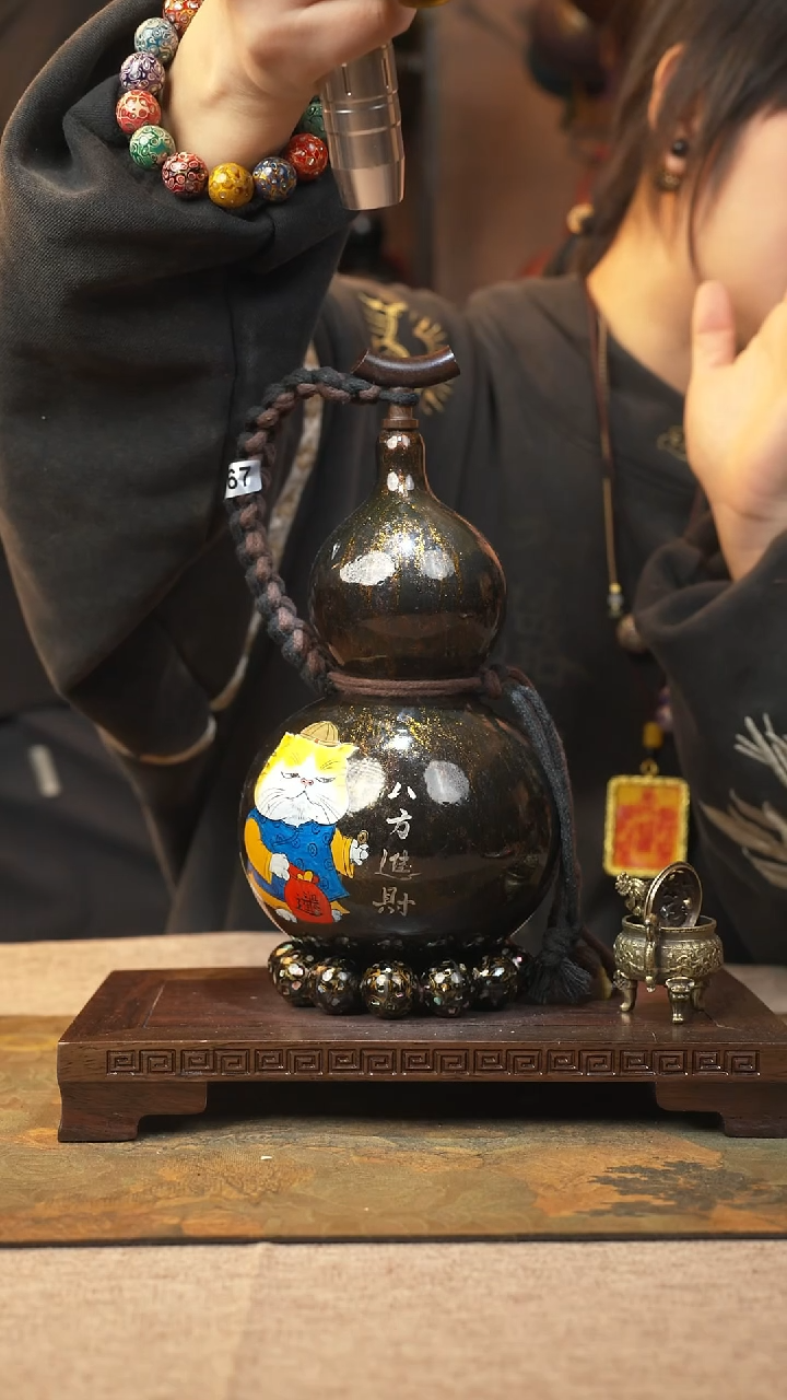 【闪购商品】467大漆葫芦一物一拍记葫堂出品
