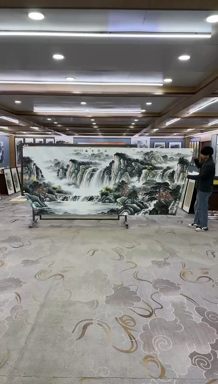 绘画Y-邵明义-大丈二-山水画