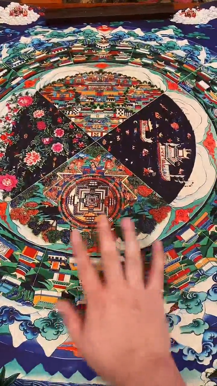 装裱画精美唐卡tk16027