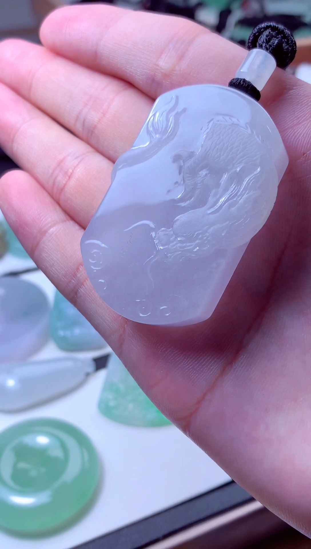 颈饰未镶嵌翡翠天然A货翡翠