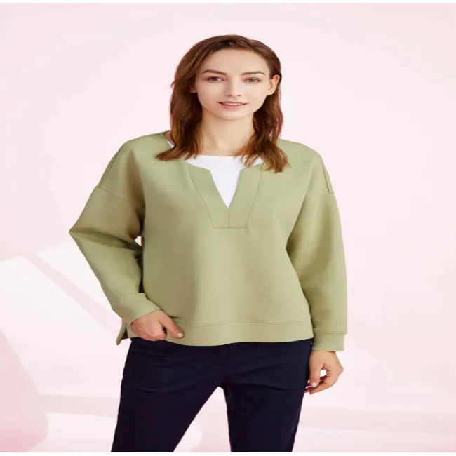 诺帝卡 休闲舒适修身圆领卫衣-22323KM013L3