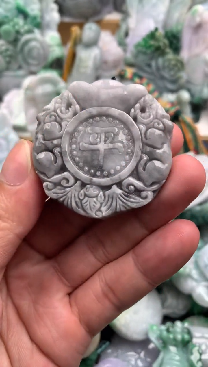 吊坠(不含链)未镶嵌翡翠1