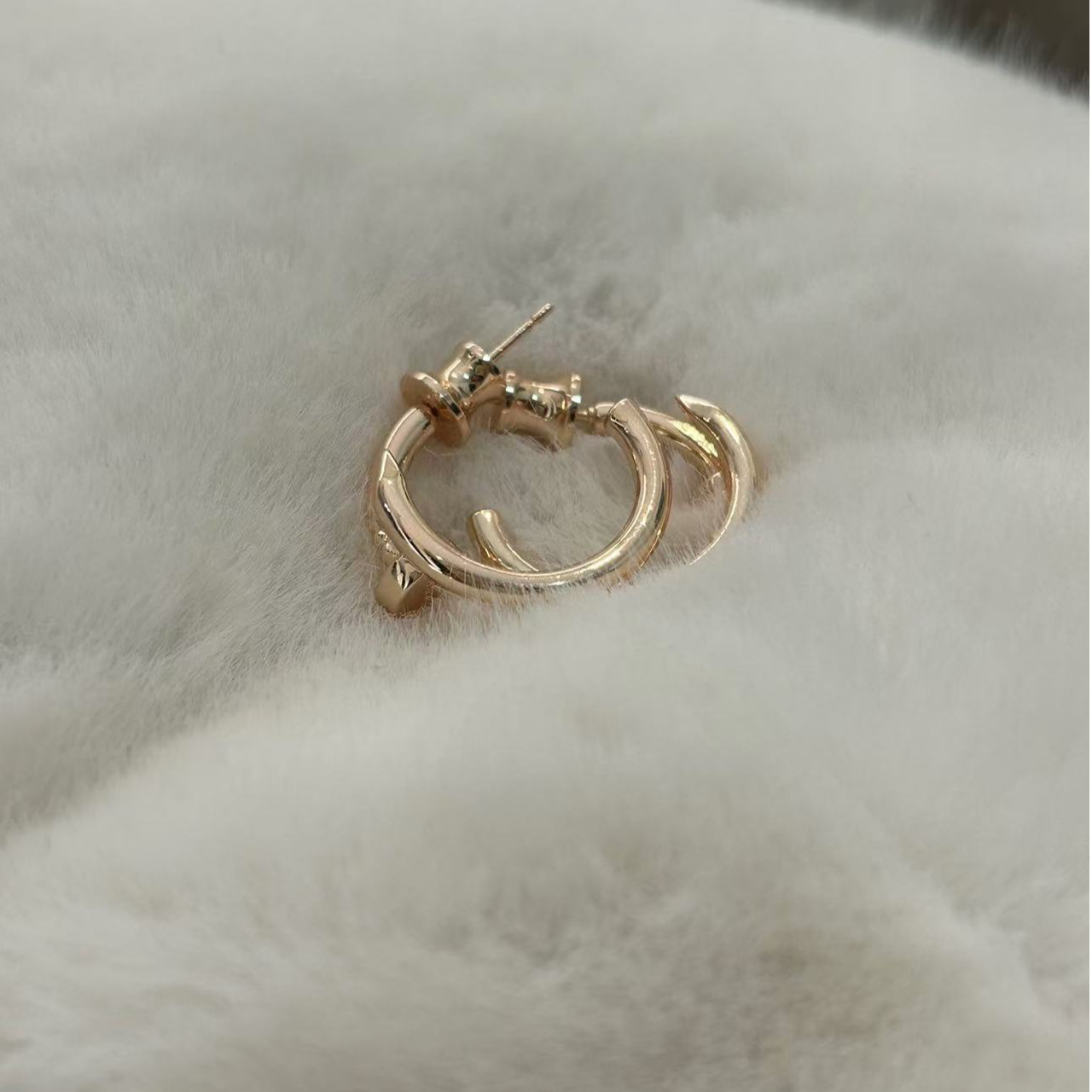 黄铜耳饰 福利饰品 | 嘉尔同款钉子耳钉233