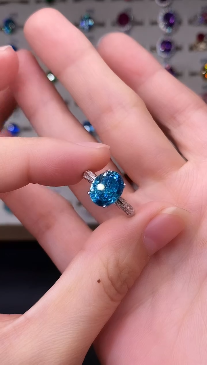 5克拉碧玺（处理）欧美风戒指