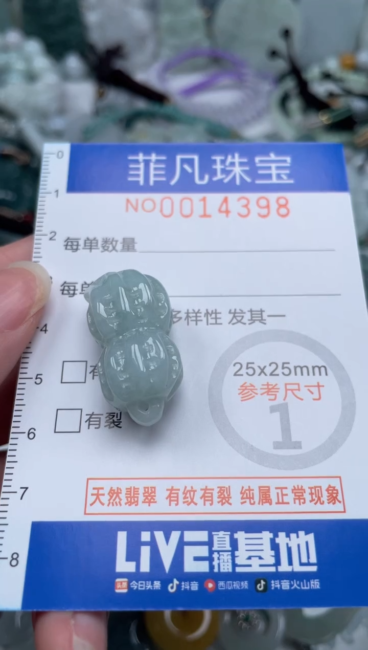 颈饰未镶嵌翡翠14398