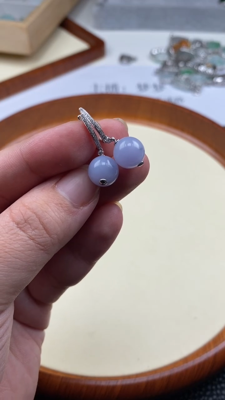 【闪购商品】翡翠挂件未镶嵌耳饰