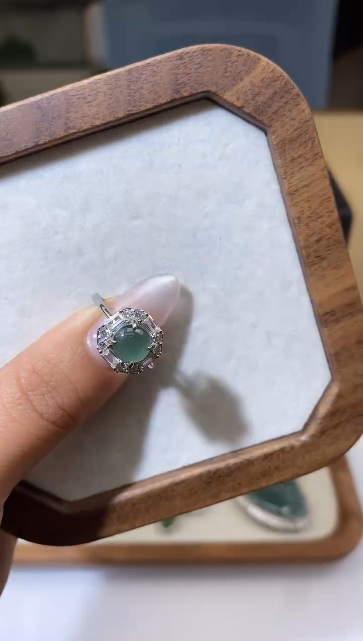 【闪购商品】翡翠戒指未镶嵌天然A货翡翠（多样性发一