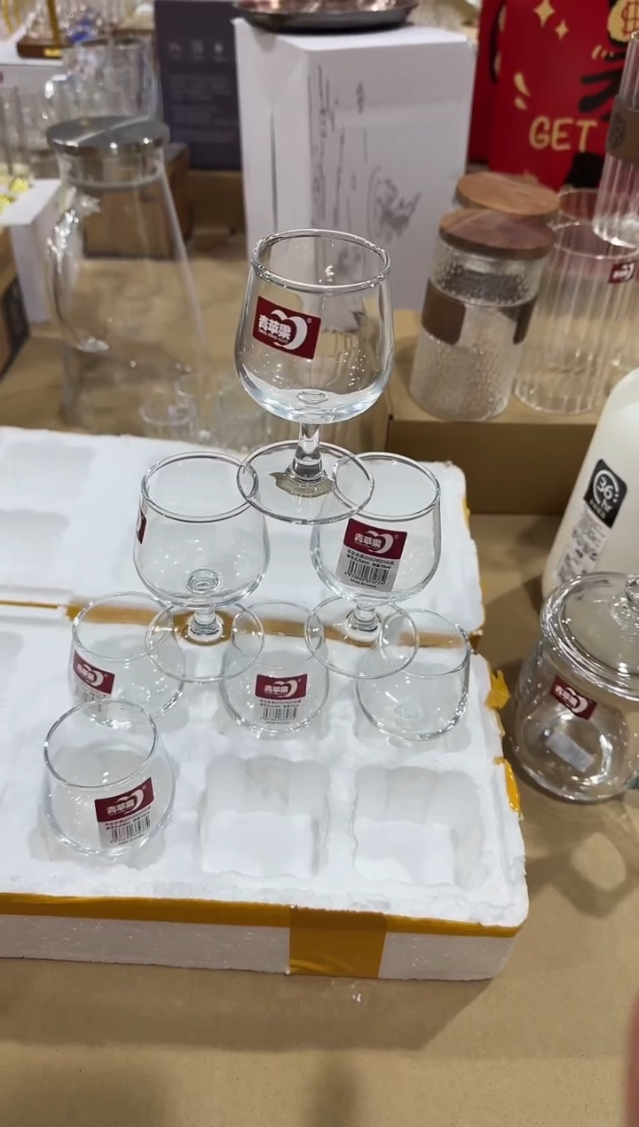 【闪购商品】水晶玻璃无盖款直播专属八只