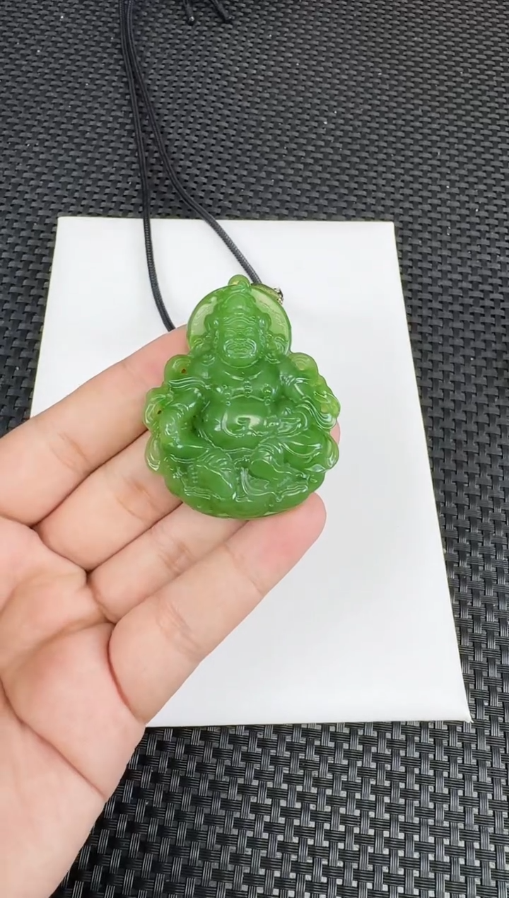 【闪购商品】和田玉（碧玉）吊坠未镶嵌黄财财