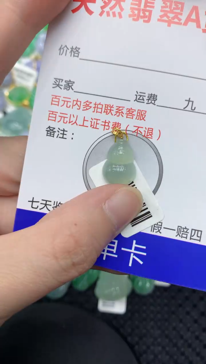 【闪购商品】翡翠颈饰18K金镶嵌11111111111