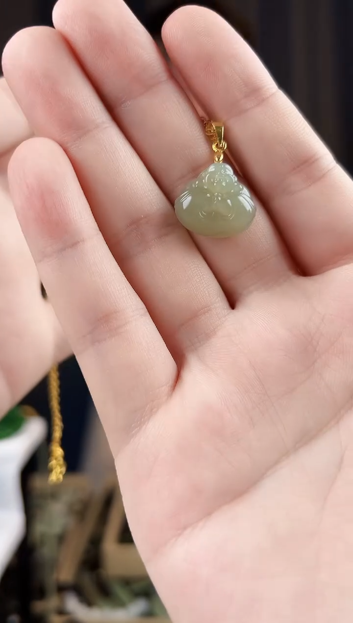 颈饰未镶嵌和田玉拍一发一，多样性发货