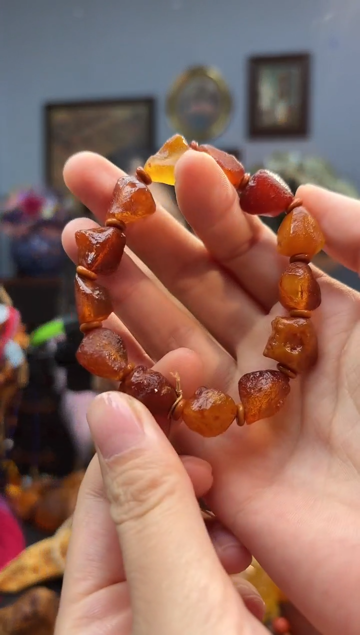 手串琥珀未镶嵌手串