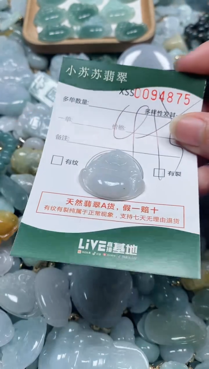 【闪购商品】翡翠颈饰未镶嵌闪购商品0094875