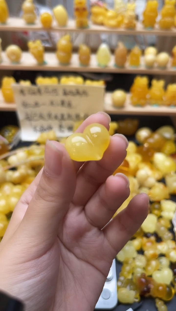 琥珀未镶嵌珠宝奇石028琥珀蜜蜡微瑕