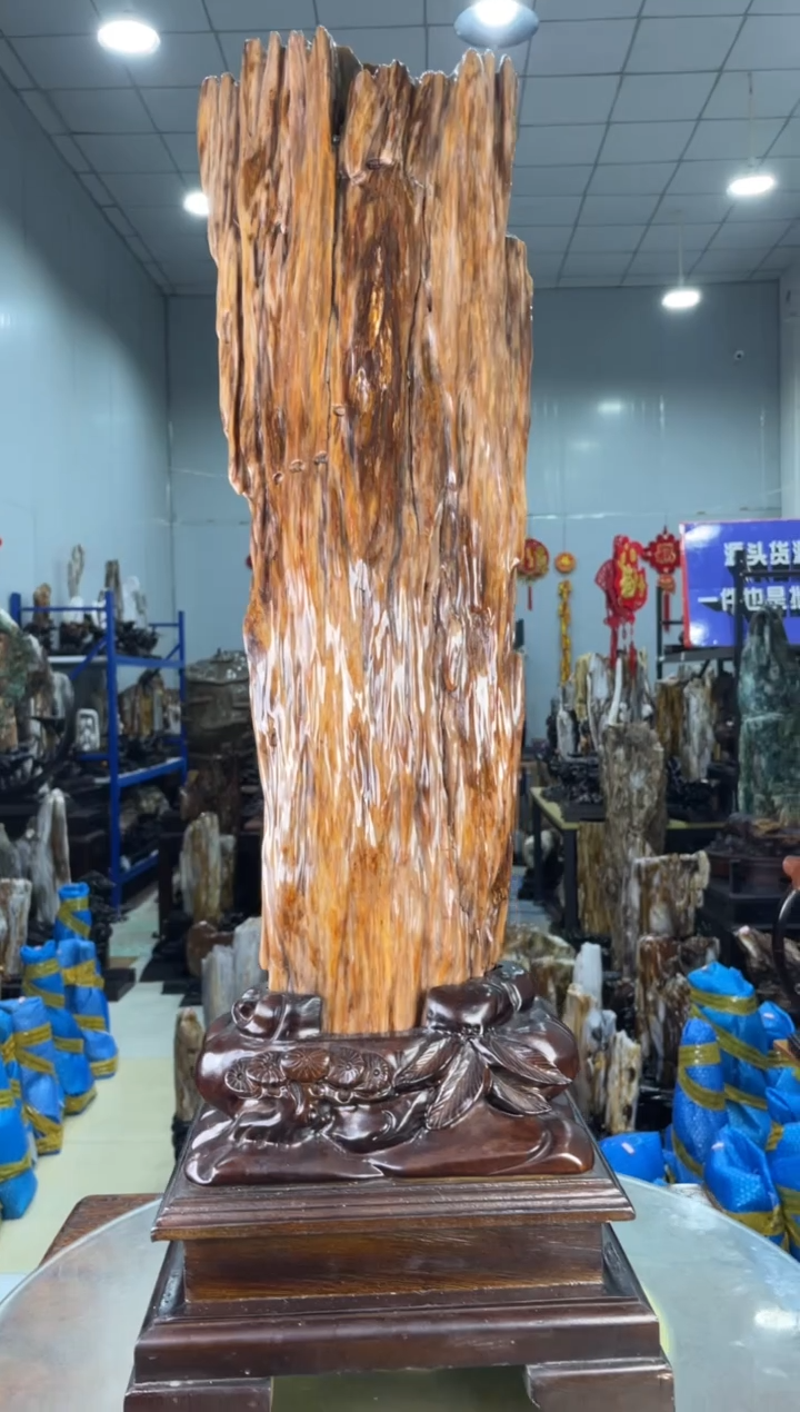 【闪购商品】硅化玉摆件未镶嵌82