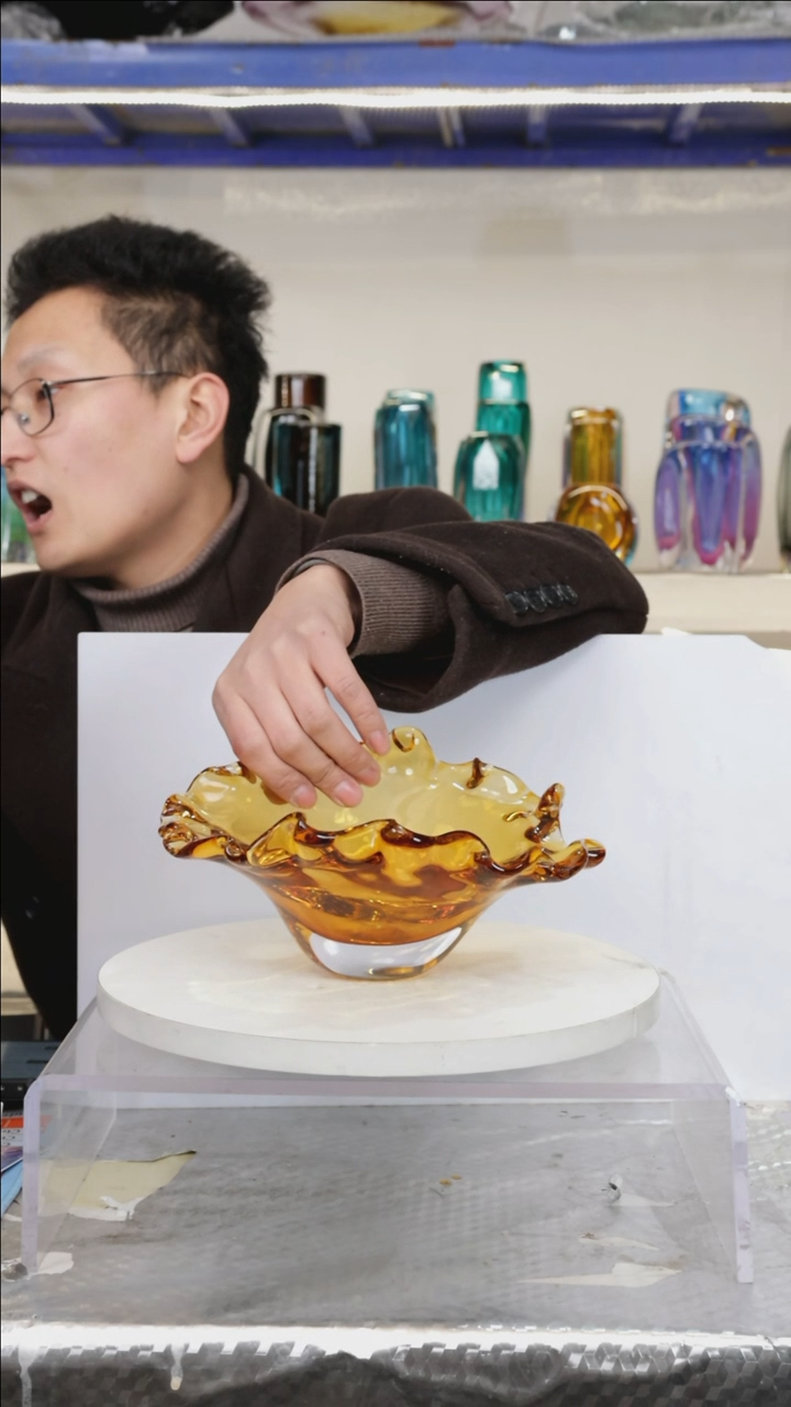 【闪购商品】琉璃【幻彩】高精品琉璃正常手工痕迹微瑕福利