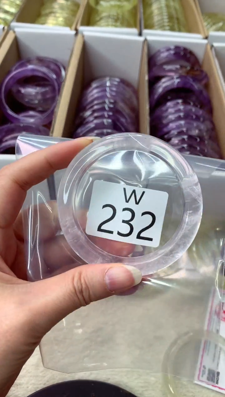 未镶嵌手镯水晶W232-55+