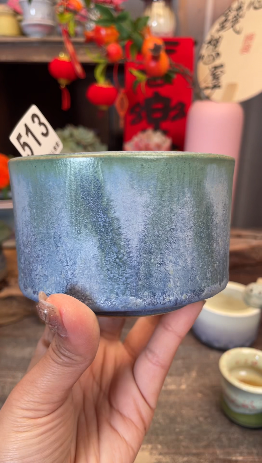 【闪购商品】摆件513小芳花盆直播编号