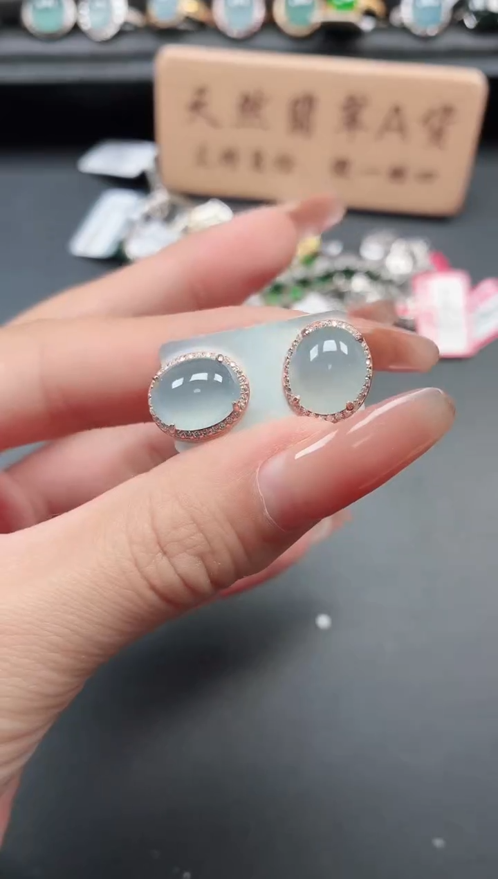 银S925镶嵌戒指翡翠111